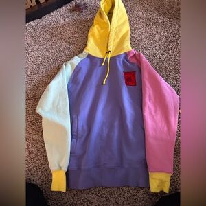 Teddy Fresh Purple Hoodie with Red Bear Patch